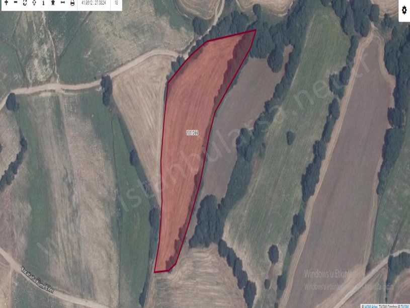 Kırklareli Kofçaz Kocatarla Köyü Satılık Arsa , 401 m2 Yolu Var Çaplı