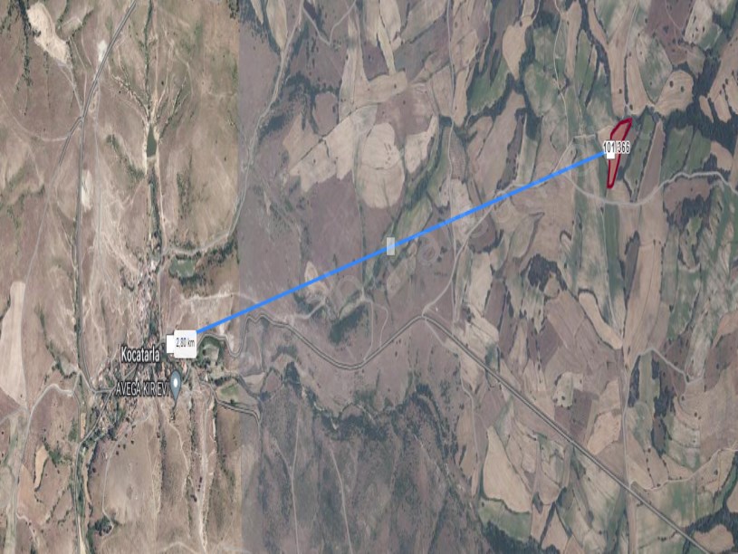 Kırklareli Kofçaz Kocatarla Köyü Satılık Arsa , 401 m2 Yolu Var Çaplı