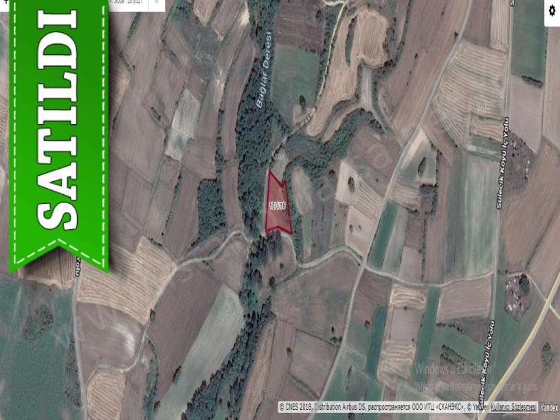 Edirne Süloğlu Sülecik Köyünde Satılık Tarla , 2,523 m2 Tek Tapu Müstakil 