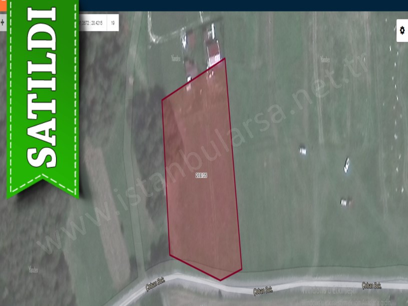 Çatalca Çiftlikköyde Satılık Arsa , 400 M2 Yola Cephe Yeri Belli 