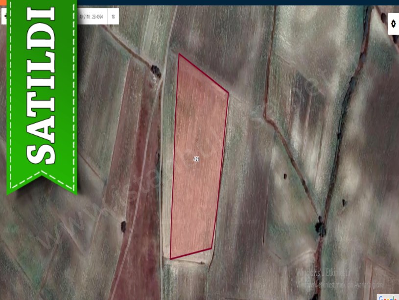 Edirne İpsala Hıdırköy Köyünde Satılık Arsa , 1,600 m2 Yolu Var Hisseli
