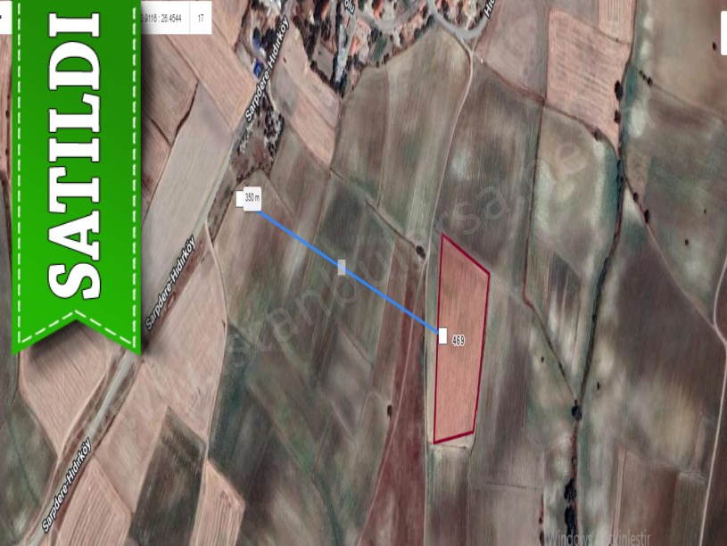 Edirne İpsala Hıdırköy Köyünde Satılık Arsa , 1,600 m2 Yolu Var Hisseli