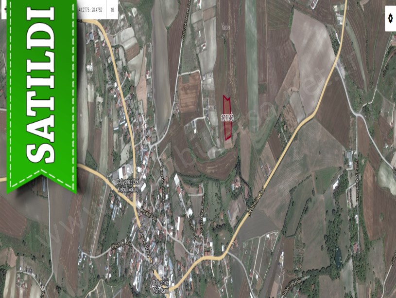 Çatalca Dağyenicede Satılık  Arsa , 215 M2 Çaplı Yeri Belli 