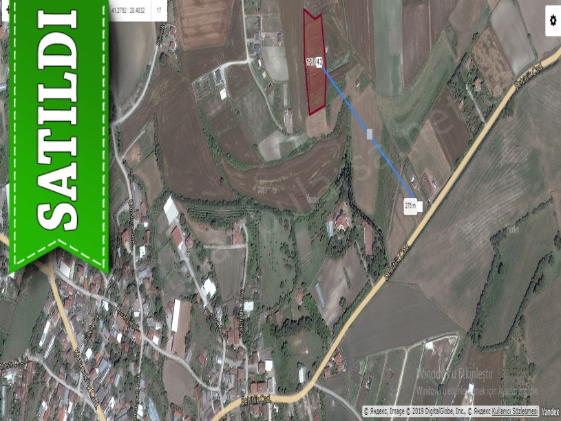 Çatalca Dağyenicede Satılık  Arsa , 215 M2 Çaplı Yeri Belli 