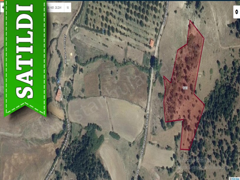 Balıkesir Sındırgı Bayraklı Mah , Satılık Tarla , 10,784 m2 Yolu Var Evlerin Yakını
