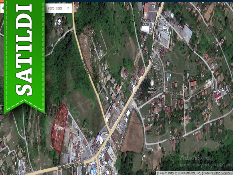 Arnavutköy Tayakadın Satılık Arsa , 206 M2 Merkezde Caddeye Yakın İmarlı