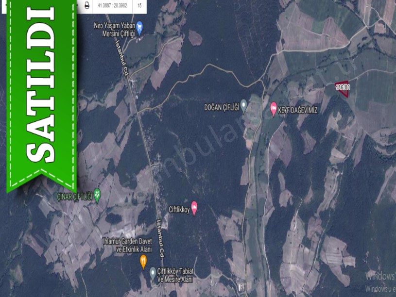 Çatalca Çiftlikköyde Satılık Arsa , 296 M2 Hisseli 