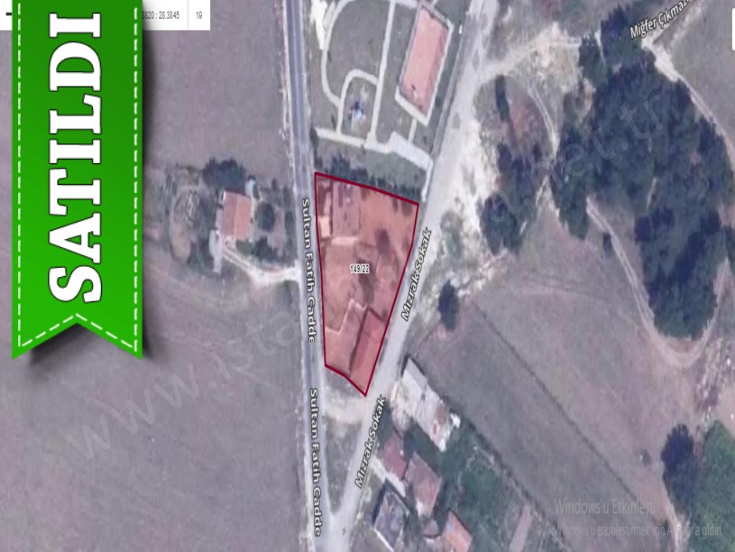 Çatalca Belgratta Satılık Arsa , 128 m2 Köy İçi Cadde Cephe Hisseli 