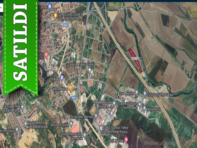 Çatalca Ferhatpaşada Satılık Arsa , 4,200 M2 Otobana Yakın Yolu Var Hisseli