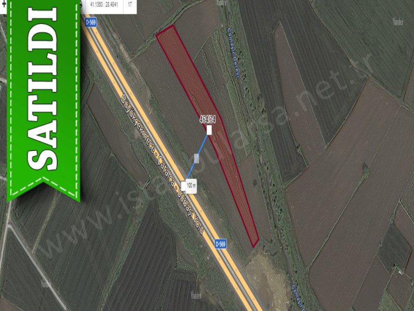 Çatalca Ferhatpaşada Satılık Arsa , 4,200 M2 Otobana Yakın Yolu Var Hisseli