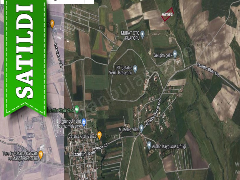 Çatalca İzzettinde Satılık Arsa , 1,200 M2 Çaplı Evlere Yakın 