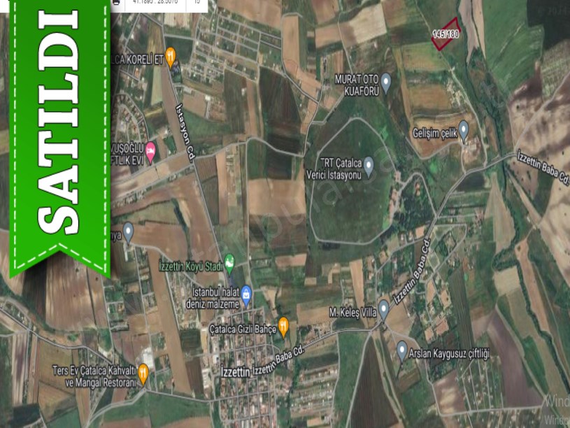 Çatalca İzzettinde Satılık Arsa , 1,200 M2 Çaplı Evlere Yakın 