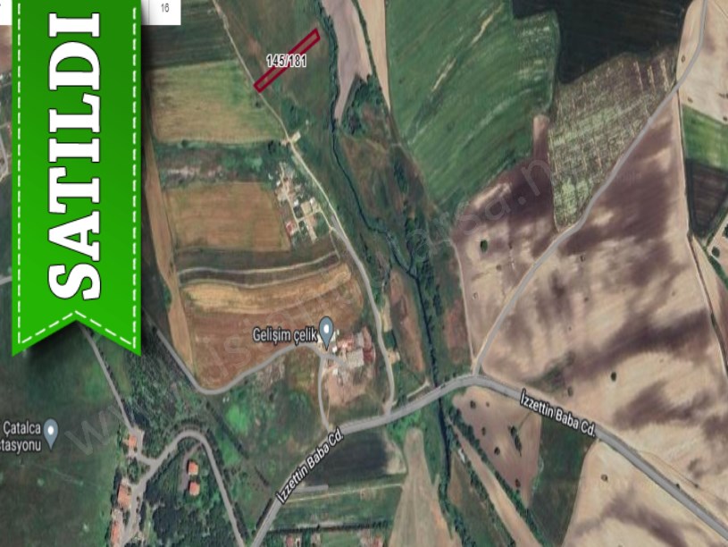 Çatalca İzzettinde Satılık Arsa , 255 m2 Çaplı Yolu Var Evlerin Yakını