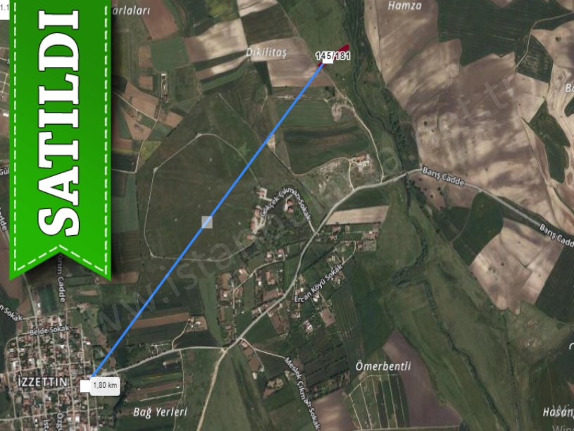 Çatalca İzzettinde Satılık Arsa , 255 m2 Çaplı Yolu Var Evlerin Yakını