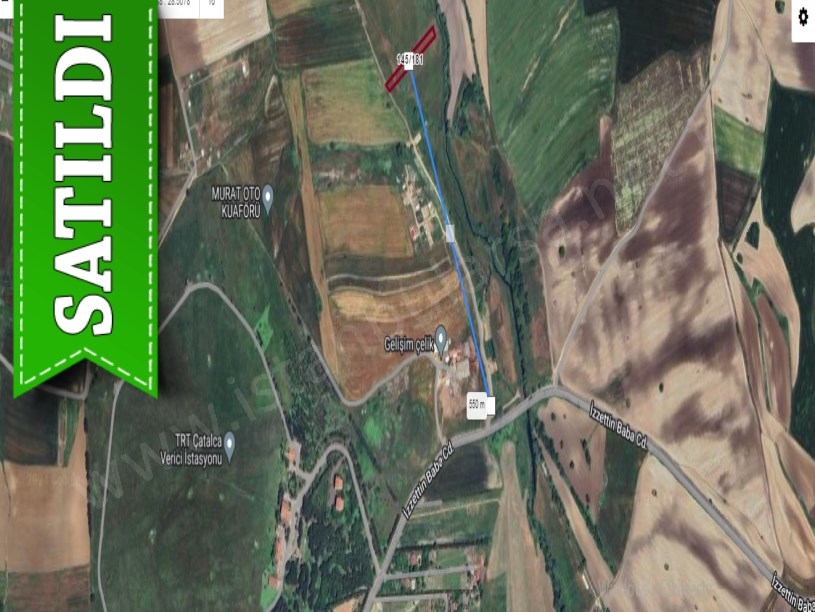 Çatalca İzzettinde Satılık Arsa , 255 m2 Çaplı Yolu Var Evlerin Yakını