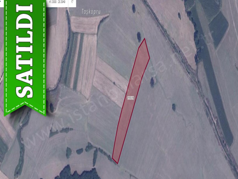 Çatalca Belgratta Satılık Arsa , 1,345 m2 Çaplı Çevrili Yolu Var