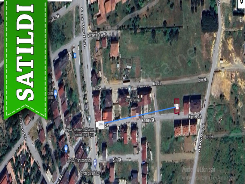 Arnavutköy Bollucada Satılık Arsa , 183 M2 imarlı İfrazlı Tek Tapu 