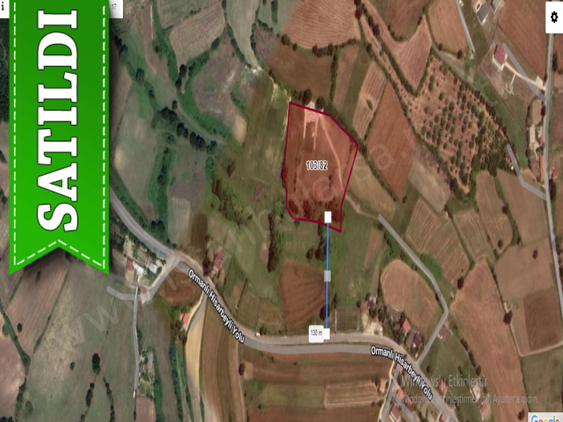Çatalca Hisarbeylide Satılık Arsa , 536 M2 Çaplı Yeri Belli Evlerin Yakını 