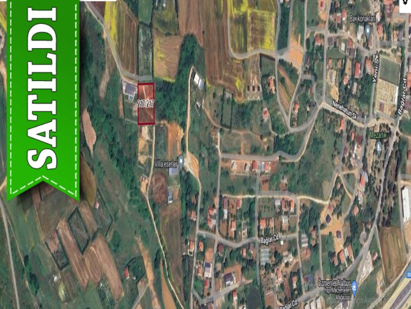 Çatalca Kestanelikte Satılık Arsa , 447 M2  Çaplı Çevrili Hisseli