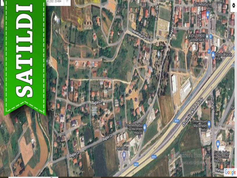 Çatalca Kestanelikte Satılık Arsa , 447 M2  Çaplı Çevrili Hisseli