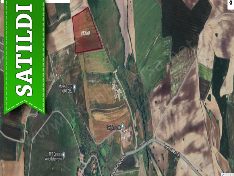 Çatalca İzzettinde Satılık Arsa , 350 M2 Çaplı Yolu  Var Muvafakatnameli