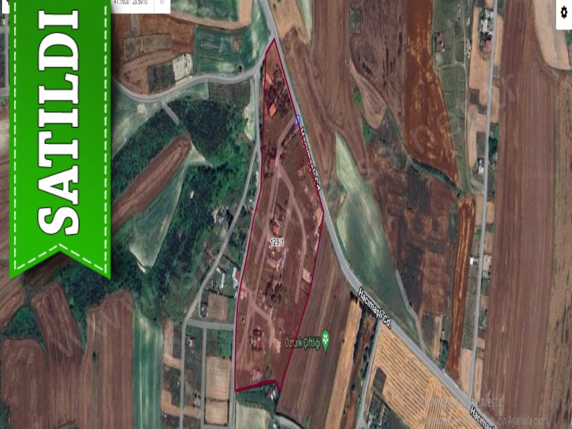 Arnavutköy Hacımaşlı  Satılık Arsa , 530 M2 Cadde Cephe Çaplı Çevrili