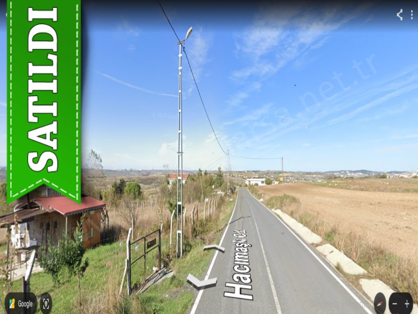 Arnavutköy Hacımaşlı  Satılık Arsa , 530 M2 Cadde Cephe Çaplı Çevrili