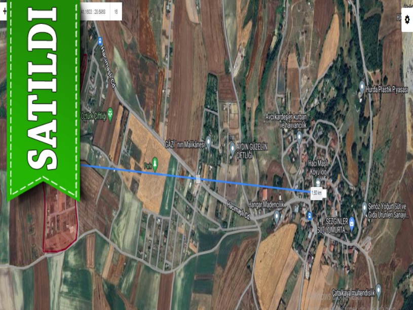 Arnavutköy Hacımaşlı  Satılık Arsa , 356 M2 Hisseli Yolu Var Evlerin Yakını 