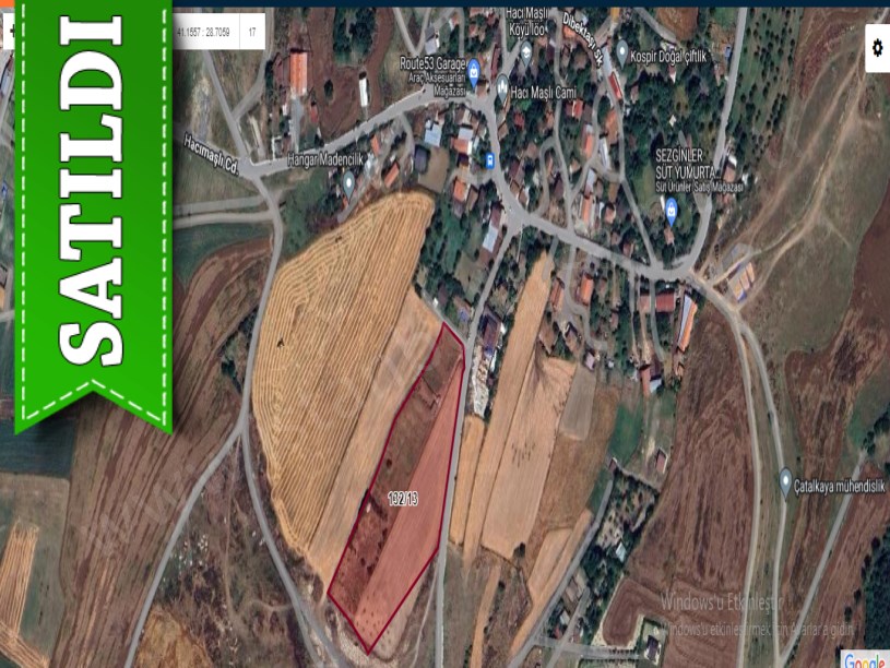 Arnavutköy Hacımaşlı  Satılık Arsa , 250 M2 Yolu Var Evlerin Yakını