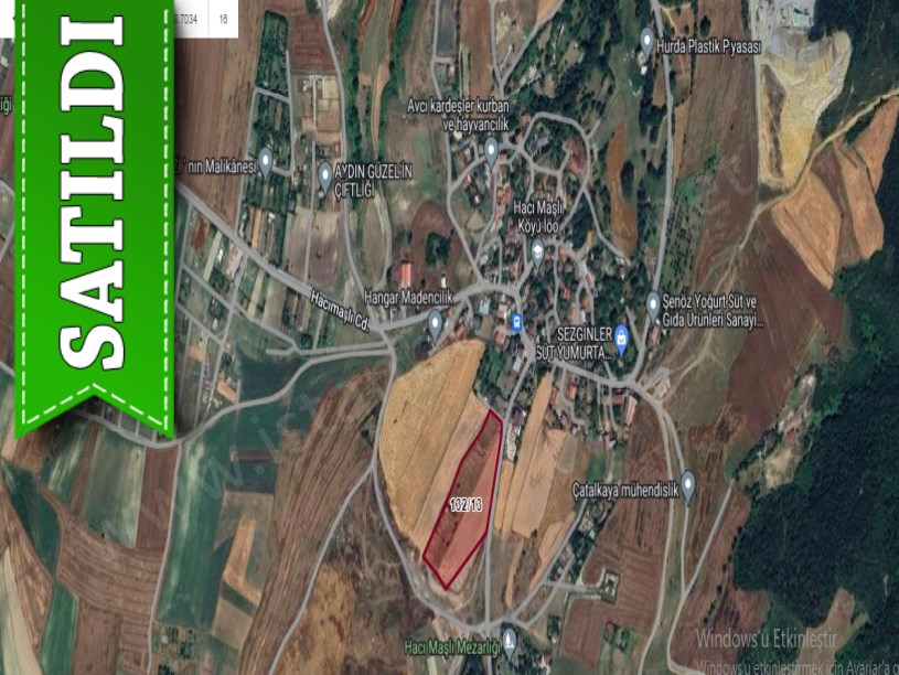 Arnavutköy Hacımaşlı  Satılık Arsa , 250 M2 Yolu Var Evlerin Yakını