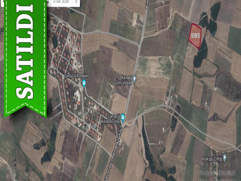 Silivri Balabanda Satılık Arsa , 639 m2 Çaplı Yerleşime Yakın Yolu Var