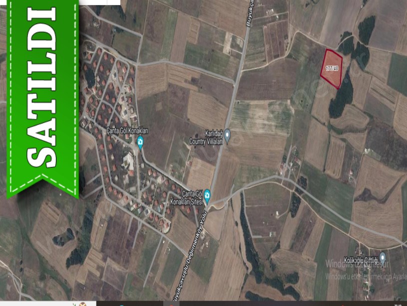 Silivri Balabanda Satılık Arsa , 639 m2 Çaplı Yerleşime Yakın Yolu Var