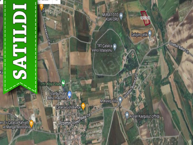 Çatalca İzzettinde Satılık Arsa , 620 M2 Evlerin Yakını Yolu Var