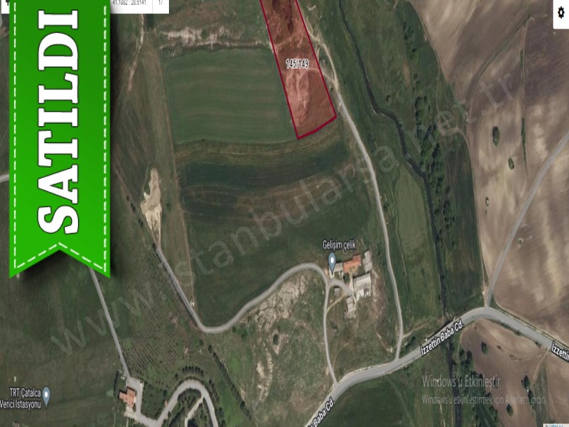 Çatalca İzzettinde Satılık Arsa , 620 M2 Evlerin Yakını Yolu Var