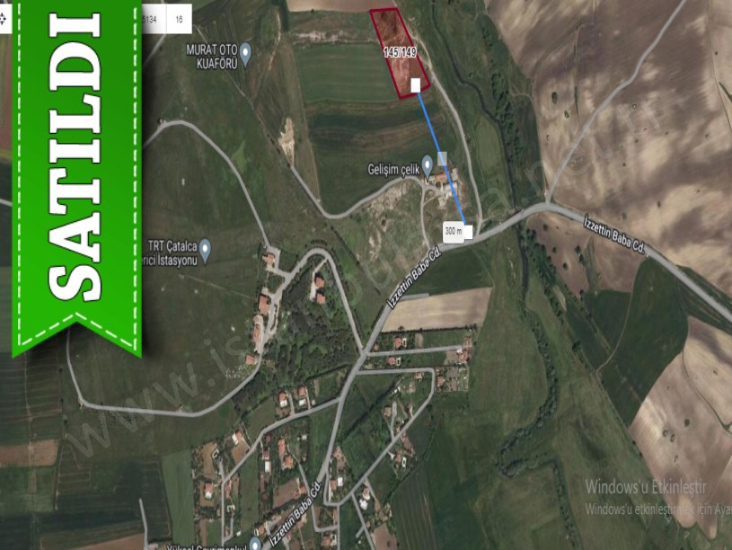Çatalca İzzettinde Satılık Arsa , 620 M2 Evlerin Yakını Yolu Var