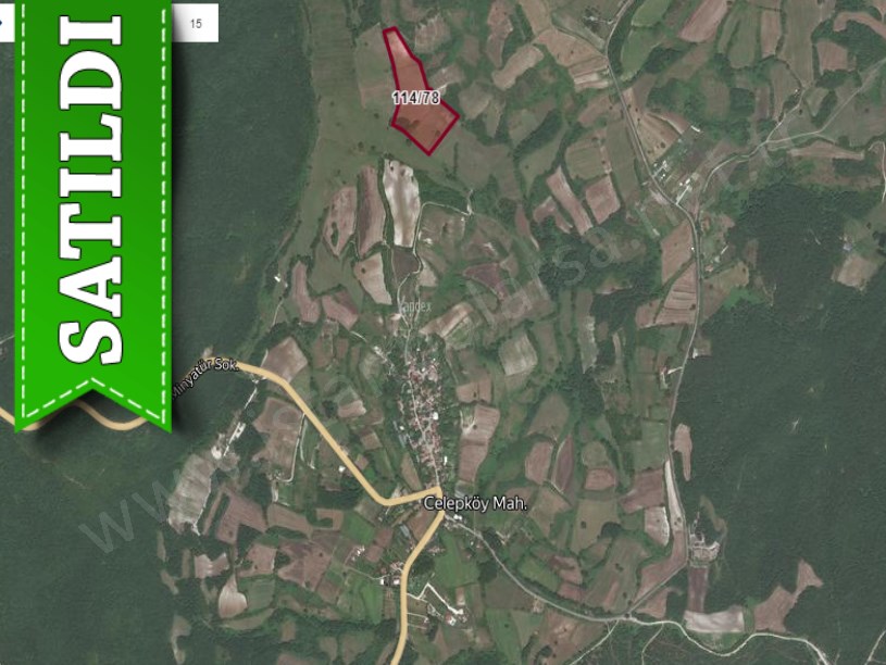 Çatalca Celepköyde Satılık Arsa , 323 M2 Hisseli Yolu Var