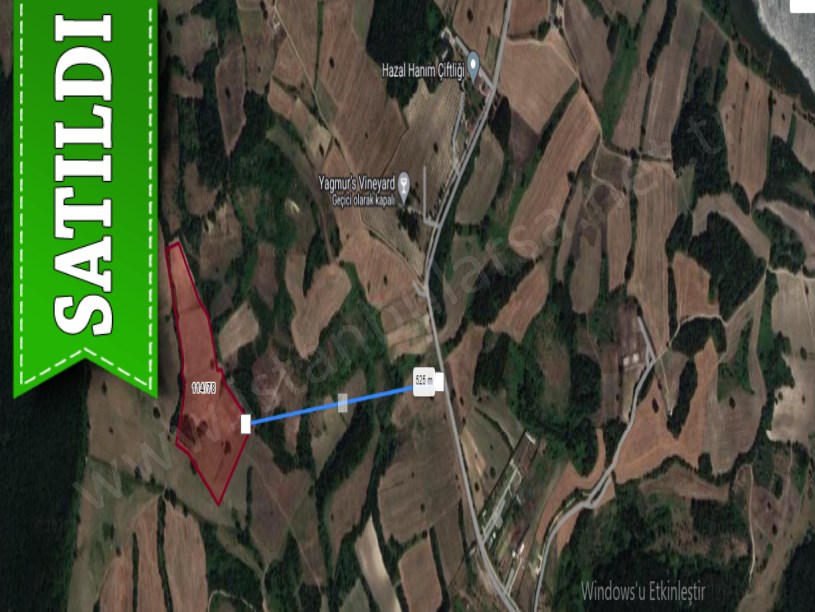 Çatalca Celepköyde Satılık Arsa , 323 M2 Hisseli Yolu Var