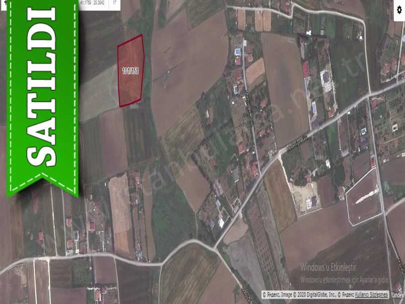 Çatalca Elbasanda Satılık Arsa , 980 M2 Yolu Var Çevrili Evlerin Yakını