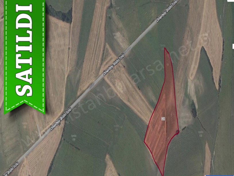 Edirne  Uzunköprü Bıldır Köyü Satılık Arsa , 806 m2 Hisseli
