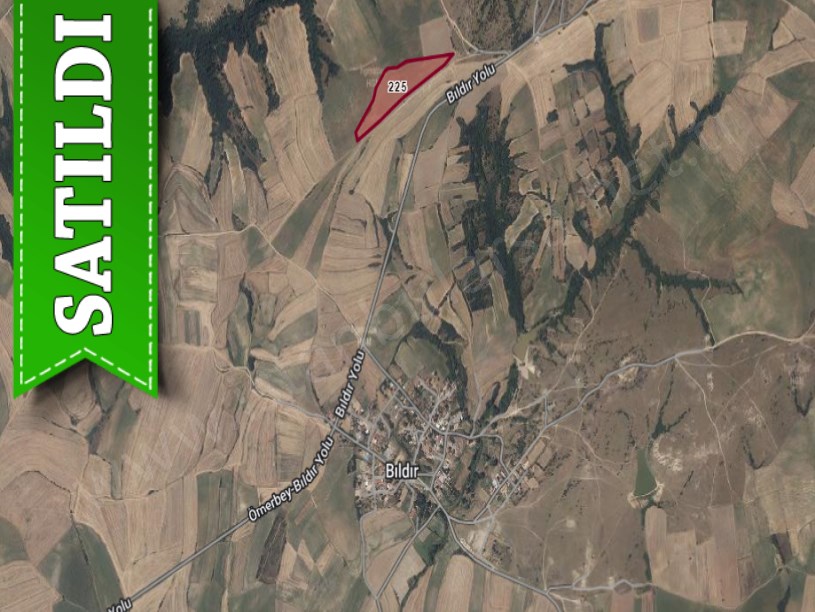 Edirne  Uzunköprü Bıldır Köyü Satılık Arsa , 963 M2 Yolu Var Hisseli