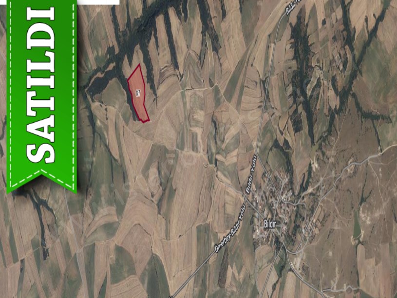 Edirne  Uzunköprü Bıldır Köyü Satılık Arsa , 1,230 m2 Hisseli Yolu Var
