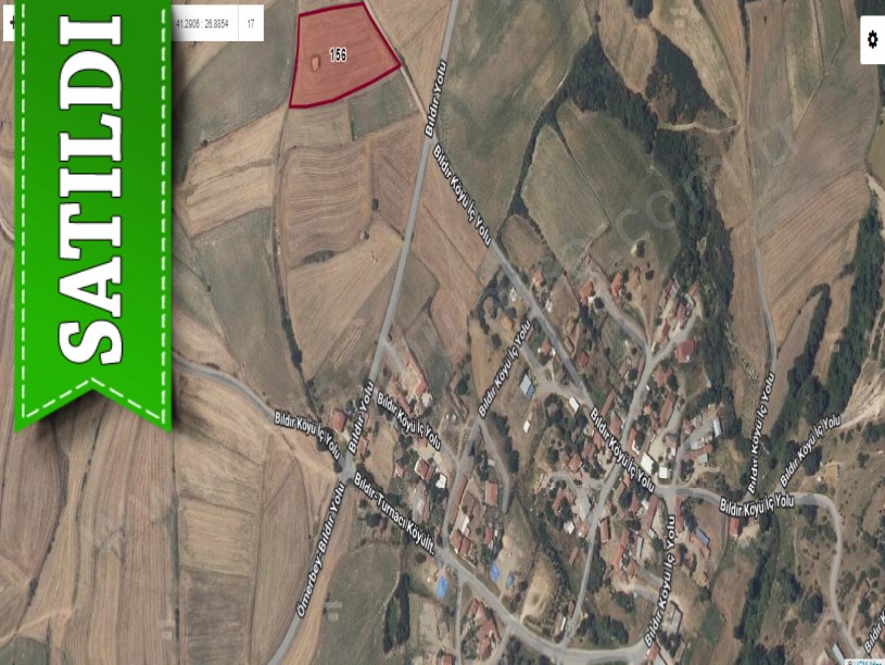 Edirne  Uzunköprü Bıldır Köyü Satılık Arsa , 130 M2 Yolu Var Evlerin Yakını