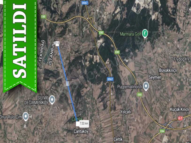 Silivri Balabanda Satılık Arsa , 260 M2 Yolu var Villalara Yakın