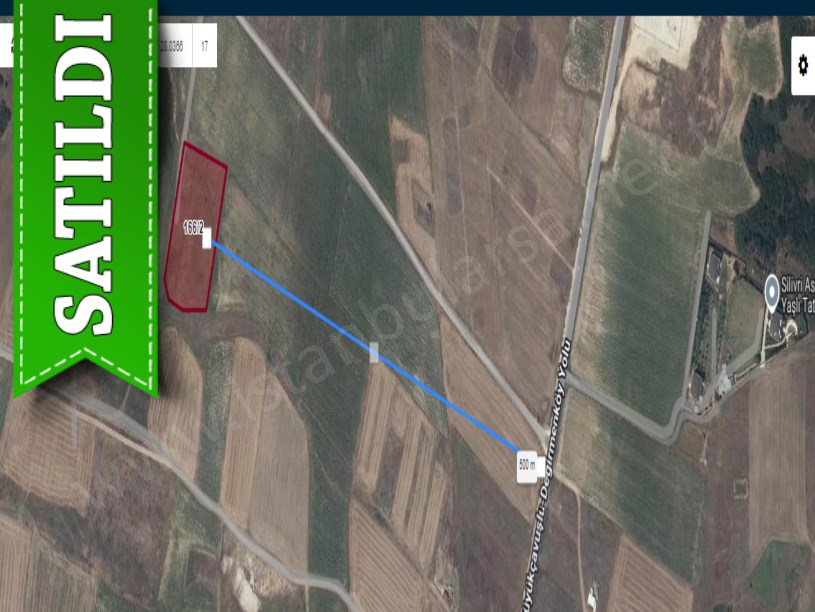 Silivri Balabanda Satılık Arsa , 274 M2 Hisseli Yolu Var