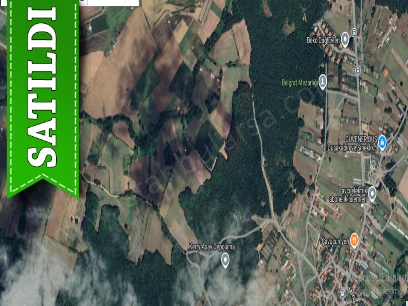 Çatalca Belgratta Satılık Arsa ,  240 m2 Resmi Yolu Var Hisseli