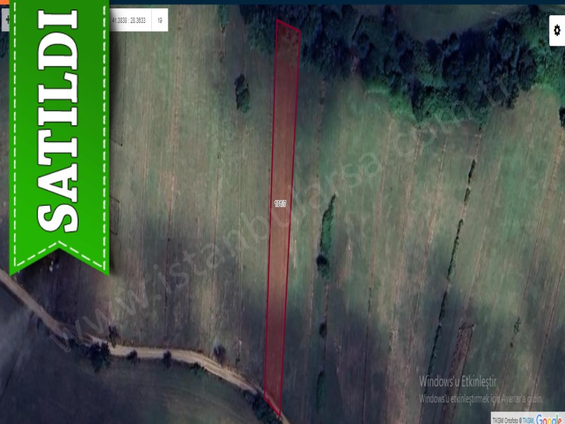 Çatalca Belgratta Satılık Arsa ,  240 m2 Resmi Yolu Var Hisseli