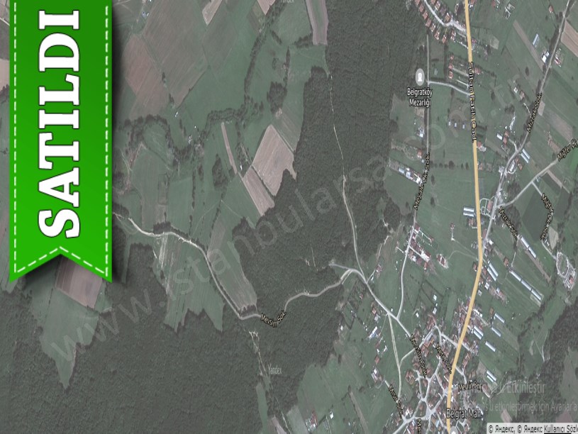 Çatalca Belgratta Satılık Arsa ,  240 m2 Resmi Yolu Var Hisseli