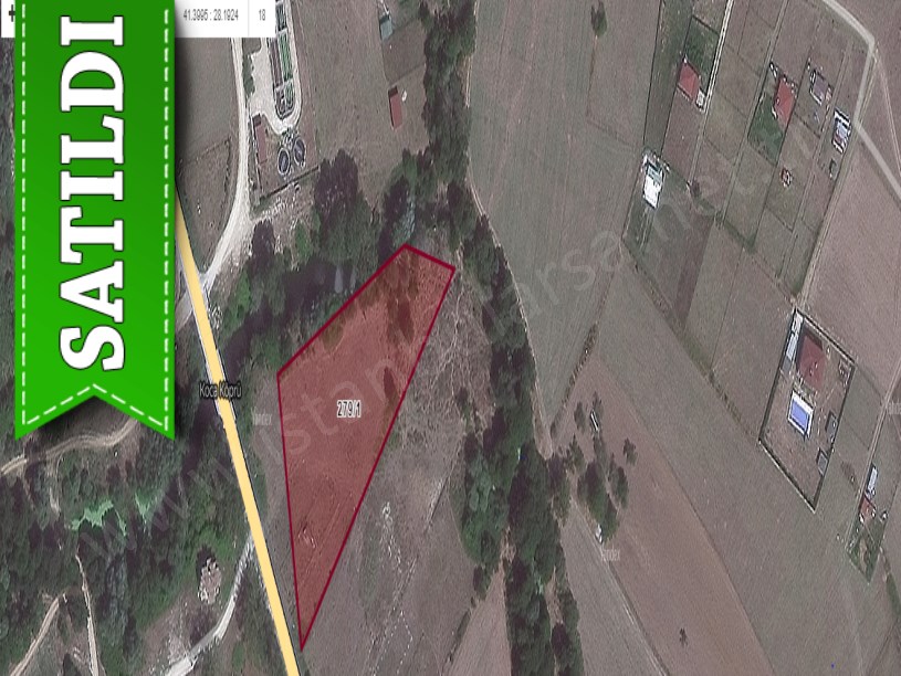 Çatalca Binkılıçta Satılık Arsa , 283 m2 Çevrili Asfalt Yola Cephe 