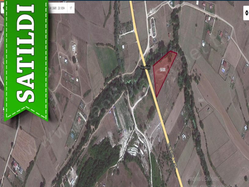 Çatalca Binkılıçta Satılık Arsa , 283 m2 Çevrili Asfalt Yola Cephe 
