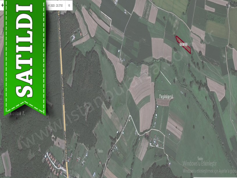 Çatalca Karacaköyde Satılık Arsa , 383 M2 Çaplı Yeri Belli